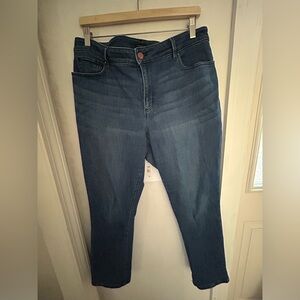 Ann Taylor Factory size 12 blue jeans. Run big. Preowned excellent condi…